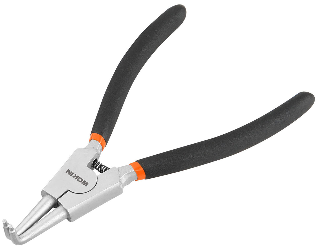 Sicherungsringzange, 7", gebogen.