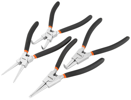 Sicherungsringzangen-Set, 7", 4-teilig.