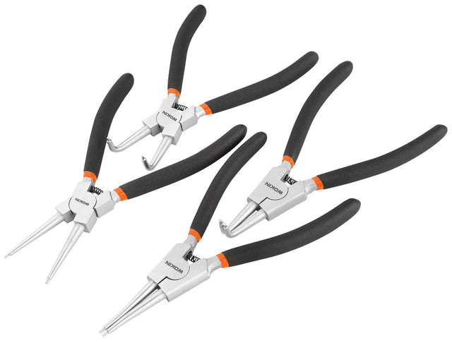 Sicherungsringzangen-Set, 7", 4-teilig.