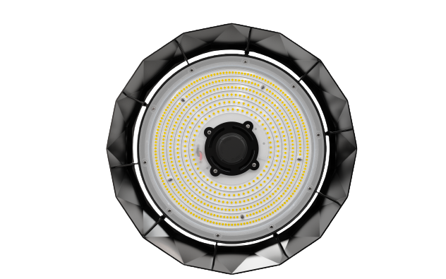 LED-HighBay PRO, Diamant Design, 150 W, 22500 lm, 5000 K (neutralweiß), IP65, Philips Netzteil, Lumileds LED.