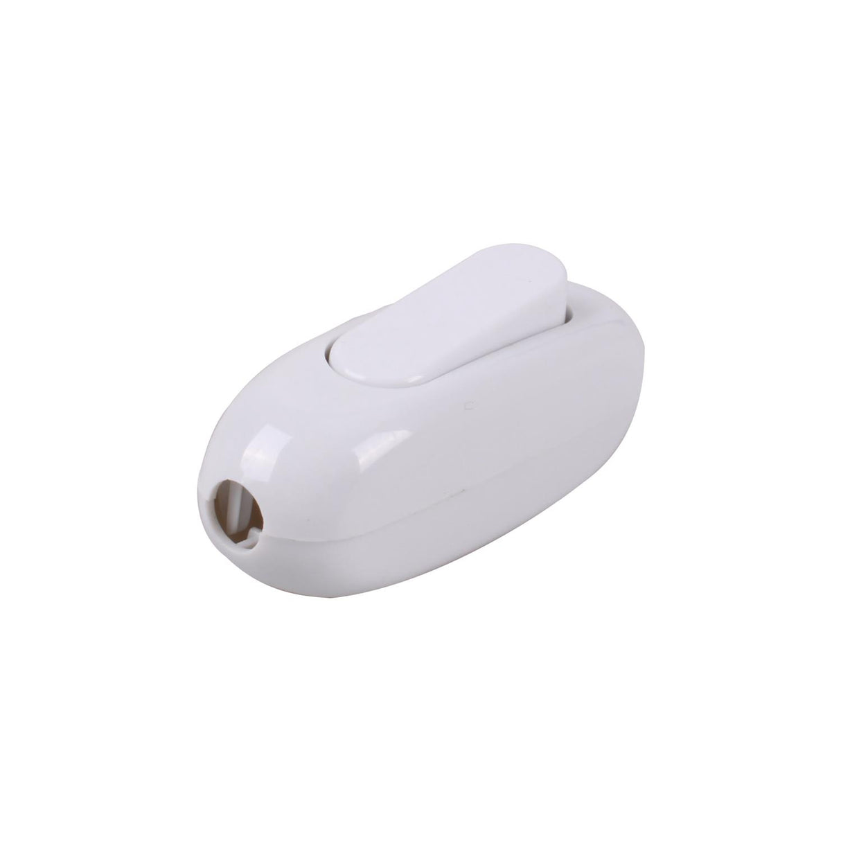 Zwischenschalter, 60,5 x 20 x 27 mm, weiß.