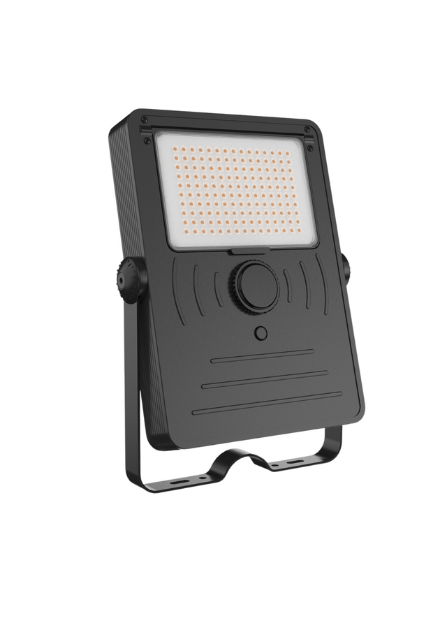 Solarstrahler mit Sensor, LED-Fluter, 24 h Lichtzeit, 10 W, 1500 lm, 4000 K (neutralweiß), IP65, Parkplatzleuchte.