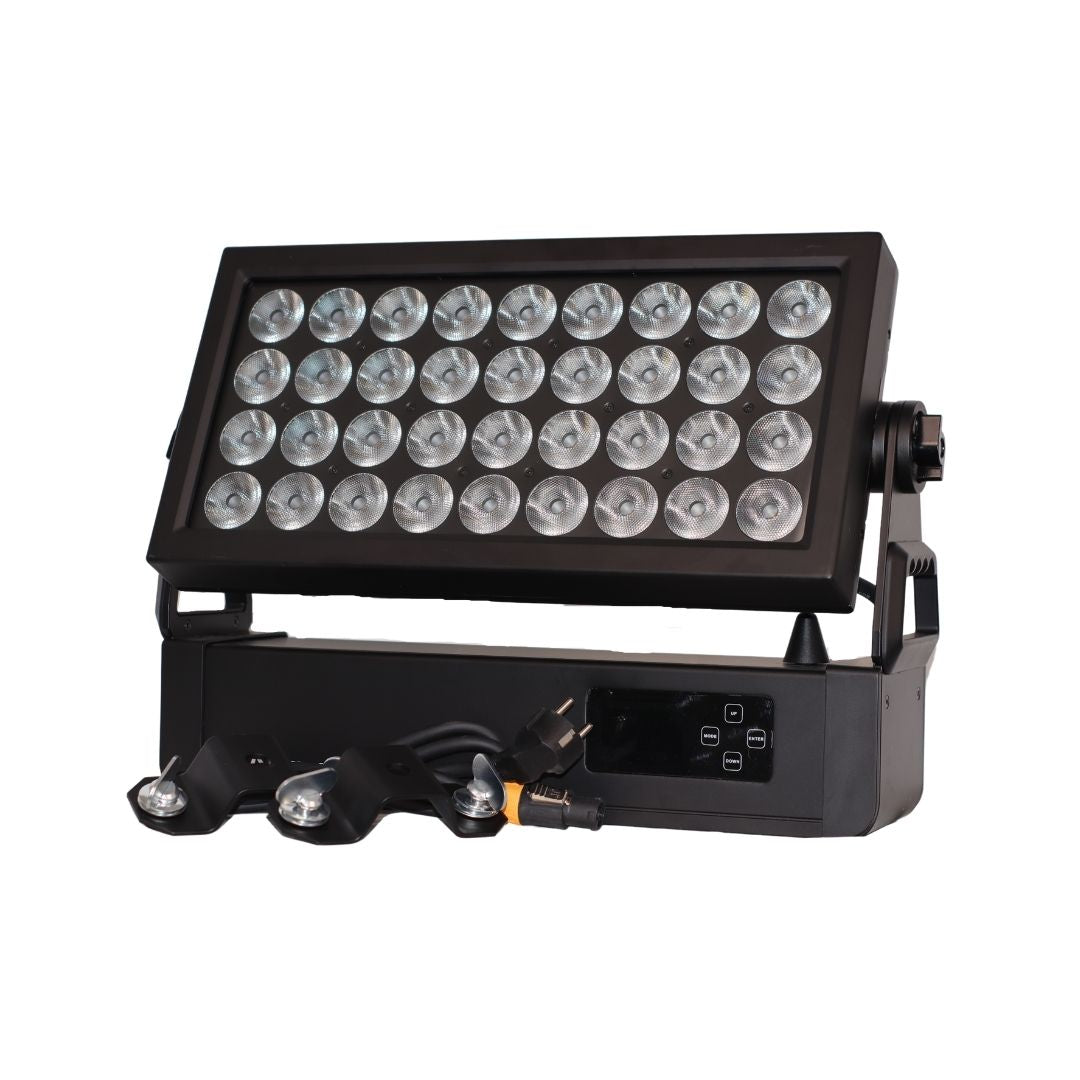 LUXULA Outdoor-LED-Wash, 36 x 15W RGBW, IP65, WDMX