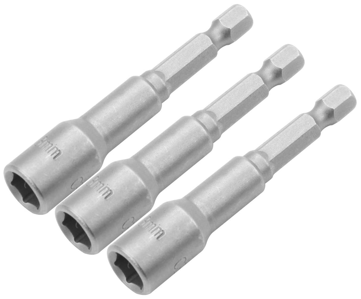 Stecknuss-Bitsatz, 14 x 65 mm, 1/4".