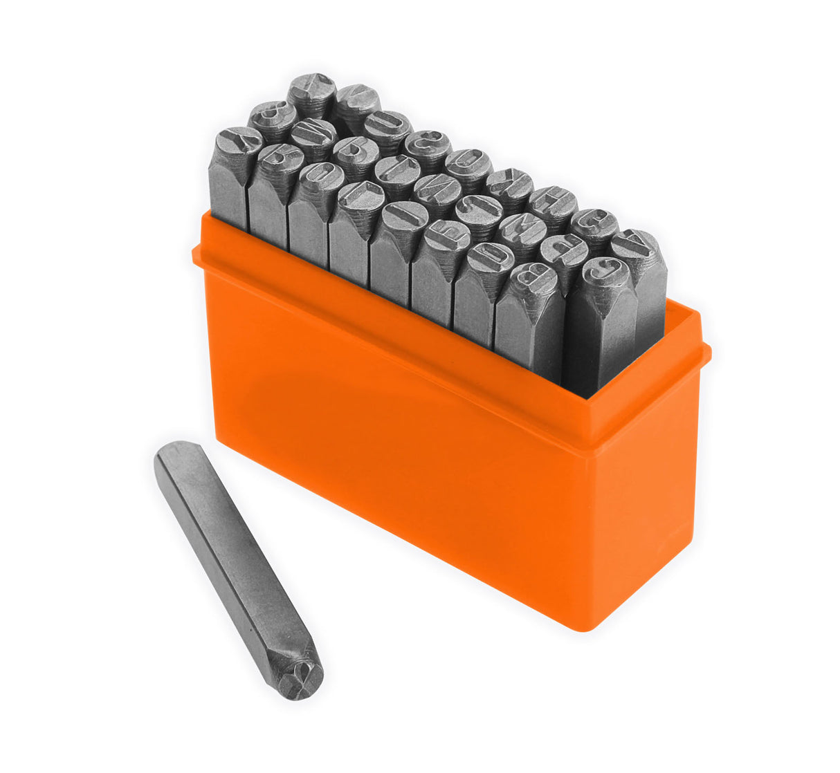 Schlagbuchstaben-Satz, 27-teilig, 3 mm.