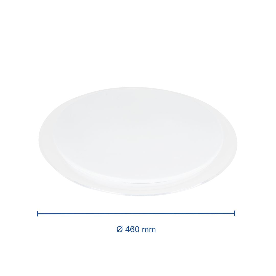LED CCT Deckenleuchte, Aufbauleuchte 36 W, 3000 - 6000 K, 2500 lm, rund, Ø460 mm.