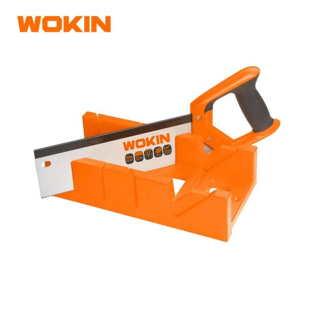 Gehrungssäge Set mit Feinsäge, 300 x 140 x 70 mm, ABS.