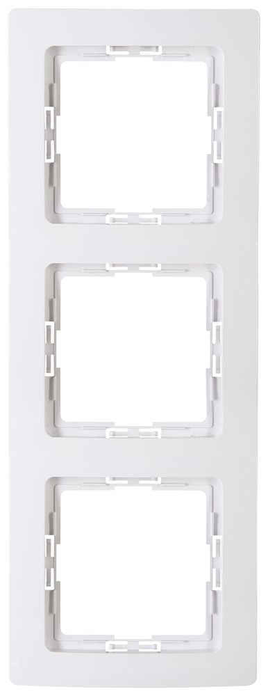 PARIS, Abdeckrahmen, 3-fach, arktisweiß.