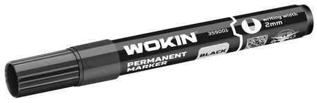 Set mit 12 schwarzen Permanentmarkern.