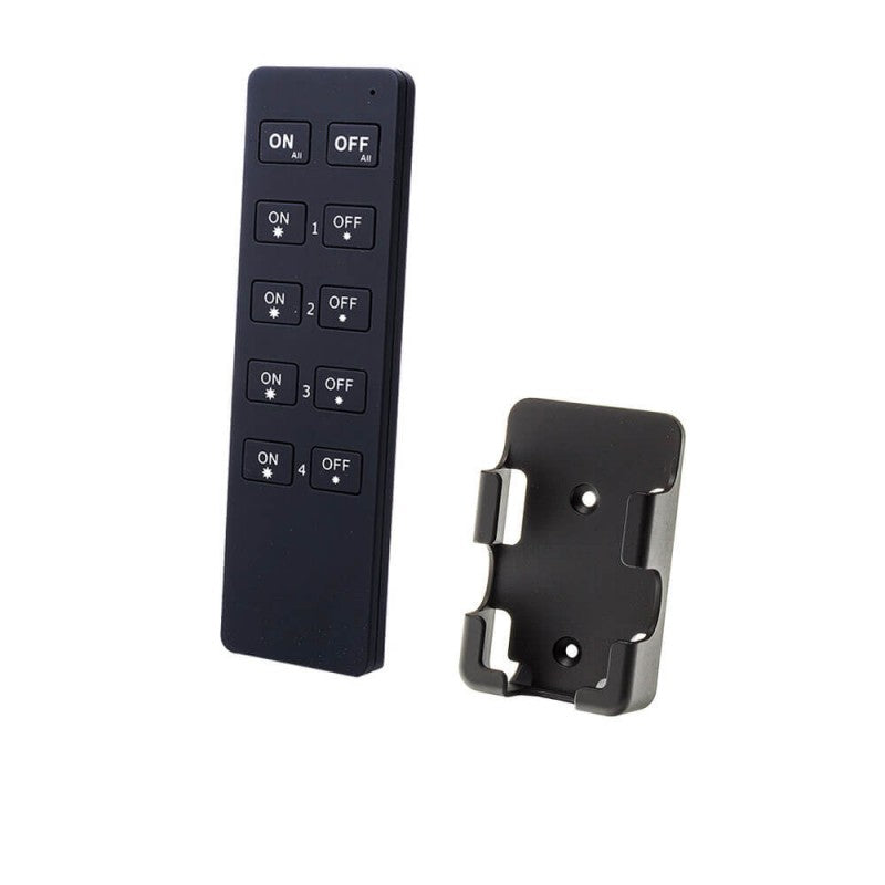 Fernbedienung für RGBW, 30 m Reichweite.