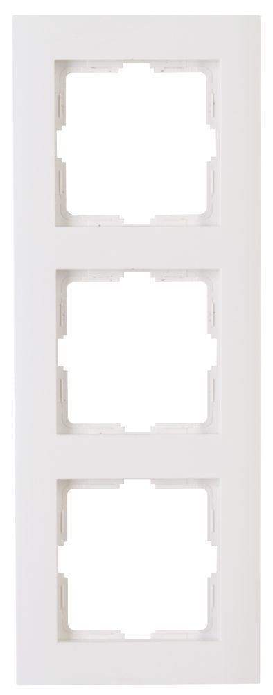 ATHENIS, Abdeckrahmen, 3-fach, reinweiß.