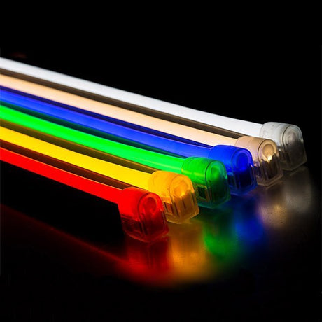 LED Neon Flex Schlauch, 8,5W/m, 120 LED/m, dimmbar, IP65, 50m, kaltweiß (6000K).