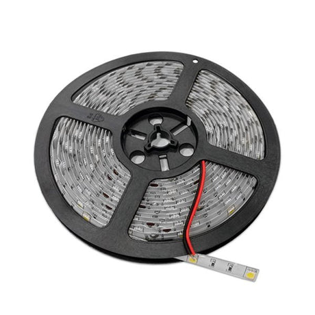 LED-Streifen, 36W, 12V, warmweiß, 30 LEDs/m, IP54, 5m, 10mm.