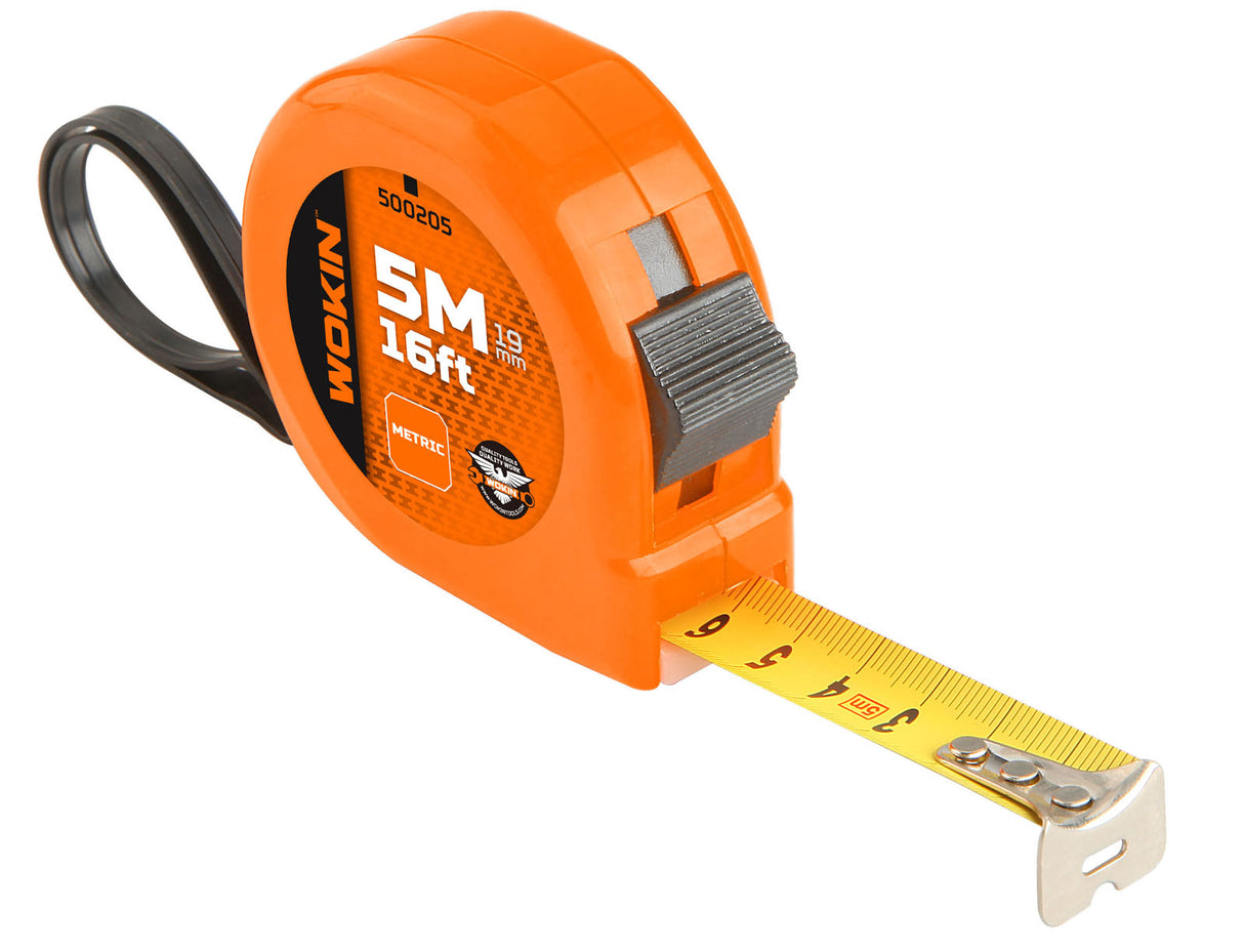 Taschenbandmaß mit ABS Gehäuse , 7,5 m x 25 mm.