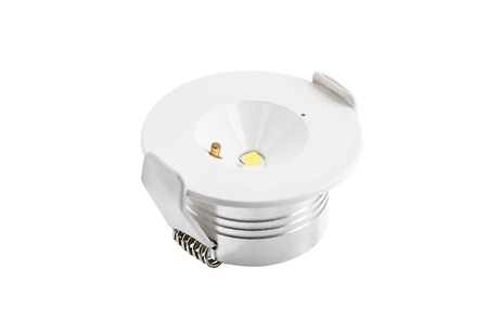 LED-Notleuchte mit Notstromeinheit zum Einbau, 3W, 300lm, 6400K, TEST-Knopf.
