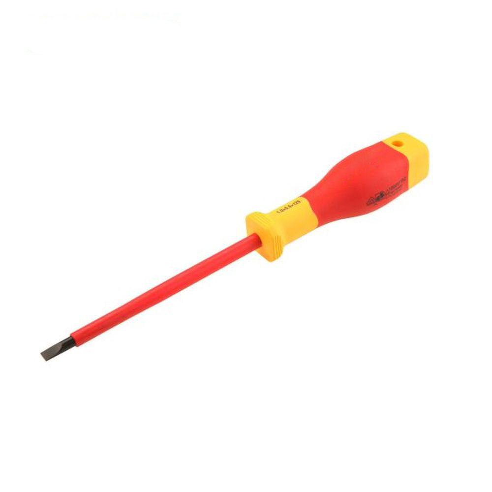 Schlitzschraubendreher, VDE isoliert, Premium, 1,2 x 6,5 x 150 mm.