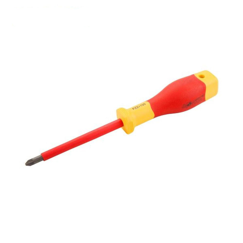 Kreuzschraubendreher, VDE isoliert, Premium, PZ2 x 100 mm.