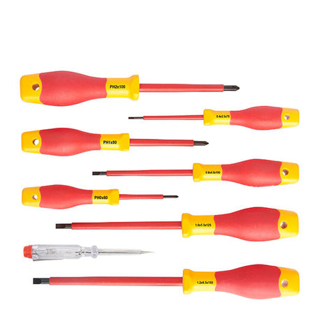 Schraubendreher-Set, 8-teilig, VDE isoliert, Premium.