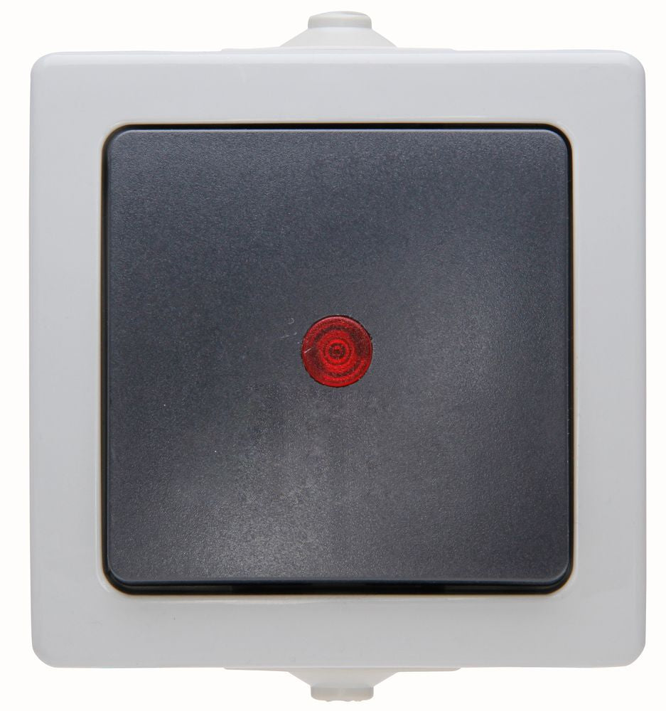 NAUTIC, Kontrollschalter, AP, grau.