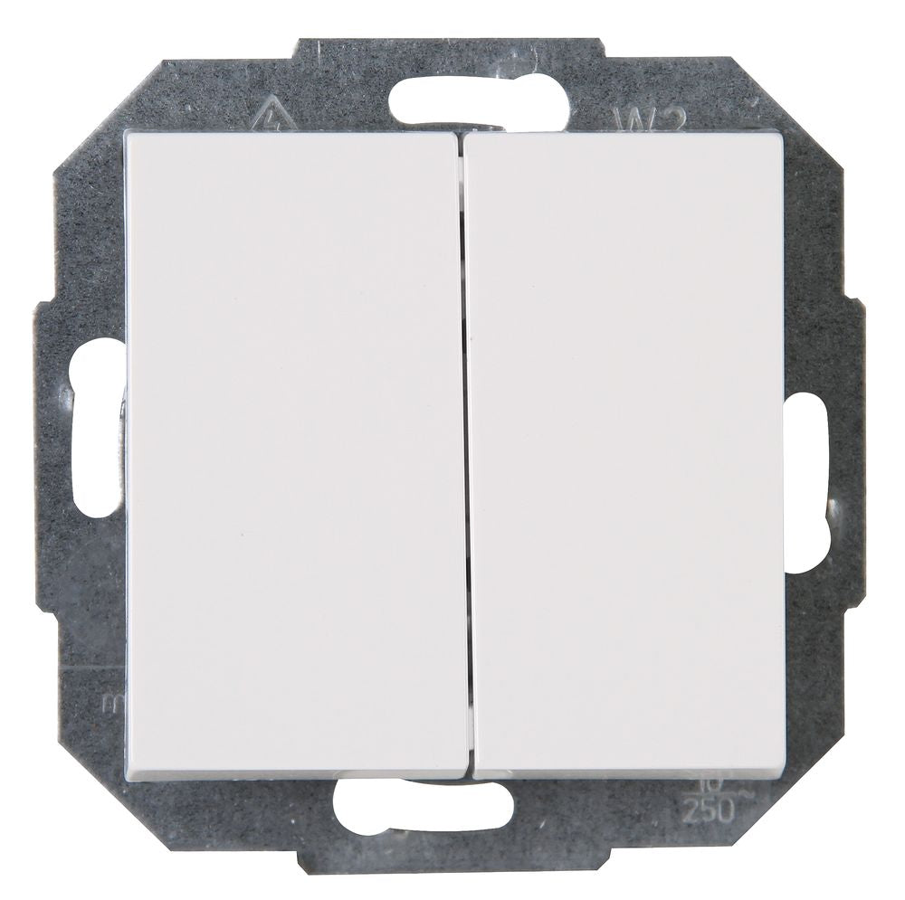 ATHENIS, Serienschalter, UP, reinweiß.