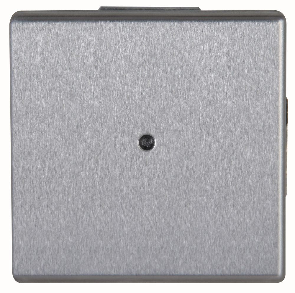 VISION, Taster, beleuchtet, UP, stahlgrau.