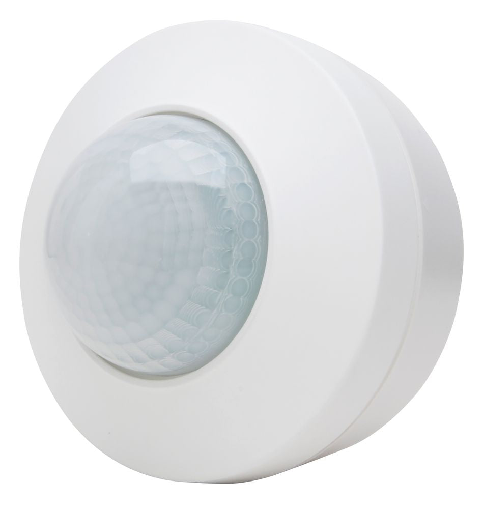 Präsenzmelder, Slave, 360°, 30 m, 230 VAC, weiß, AP.