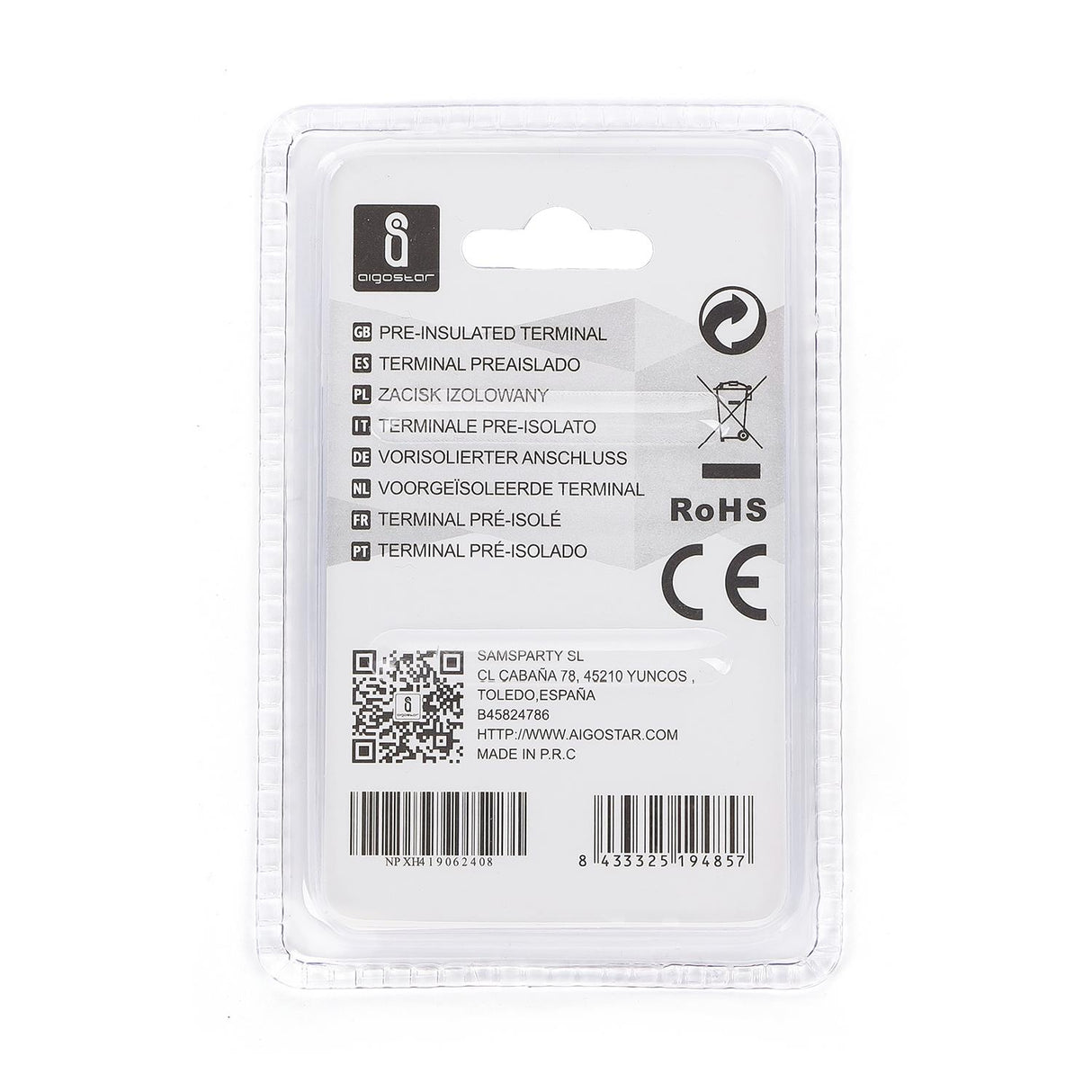 Flachsteckhülse, isoliert, 20 Stk., MDD 1,25 - 250 mm, 21 x 6,35 x 4,3 mm, schwarz.