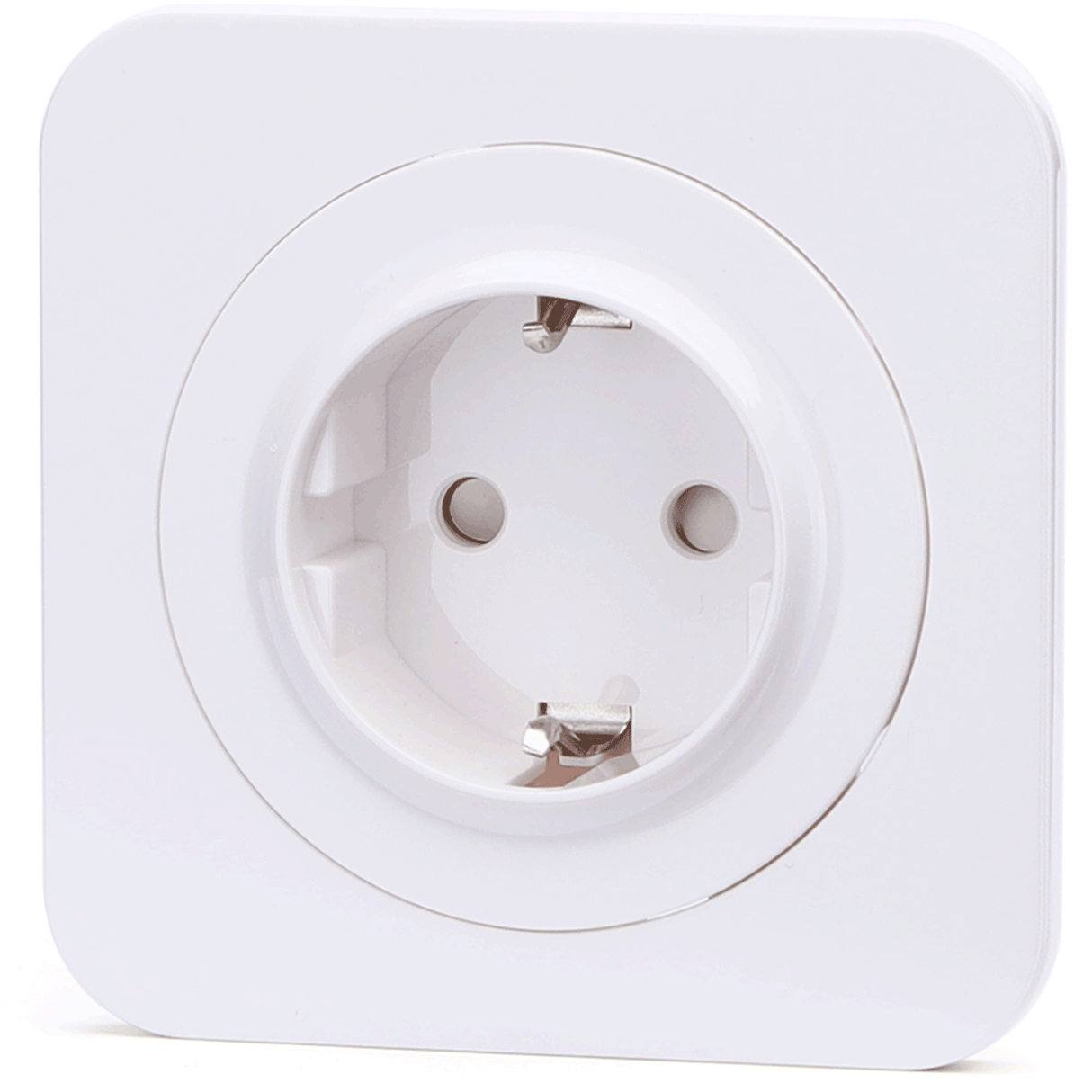 Schutzkontakt-Steckdose, 16 A, 250 V, weiß.