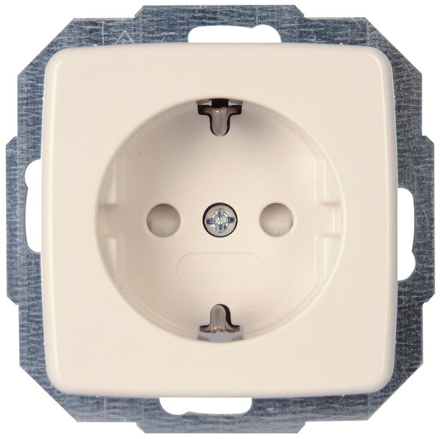 RIVO, Schutzkontakt-Steckdose, erhöthter Berührungsschutz, UP, reinweiß.