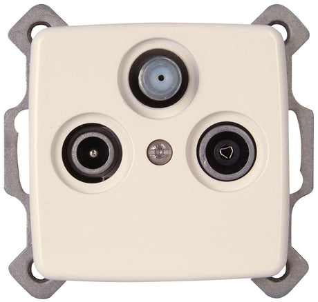 RIVO, Antennensteckdose TV/RF/SAT, UP, digitaltauglich, reinweiß.