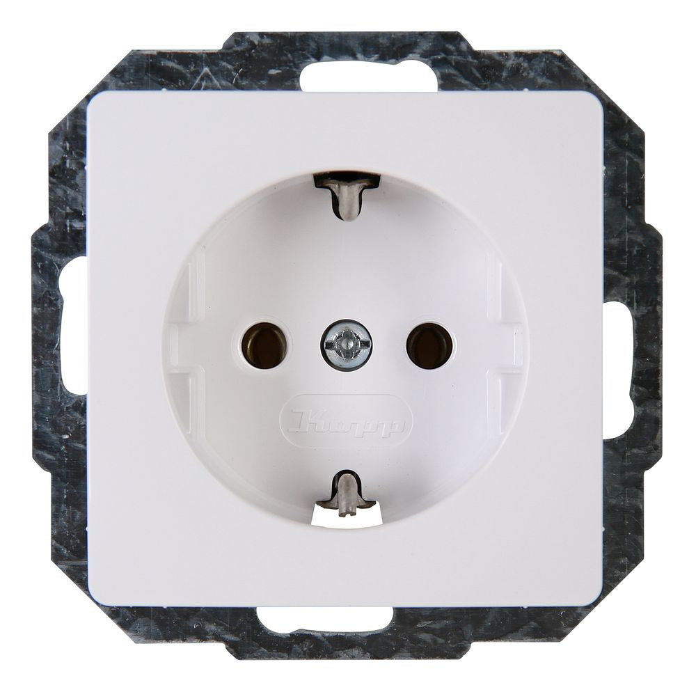 PARIS, Schutzkontakt-Steckdose, UP, arktisweiß.