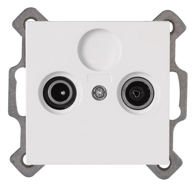 ATHENIS, Antennensteckdose TV/RF, UP, reinweiß.