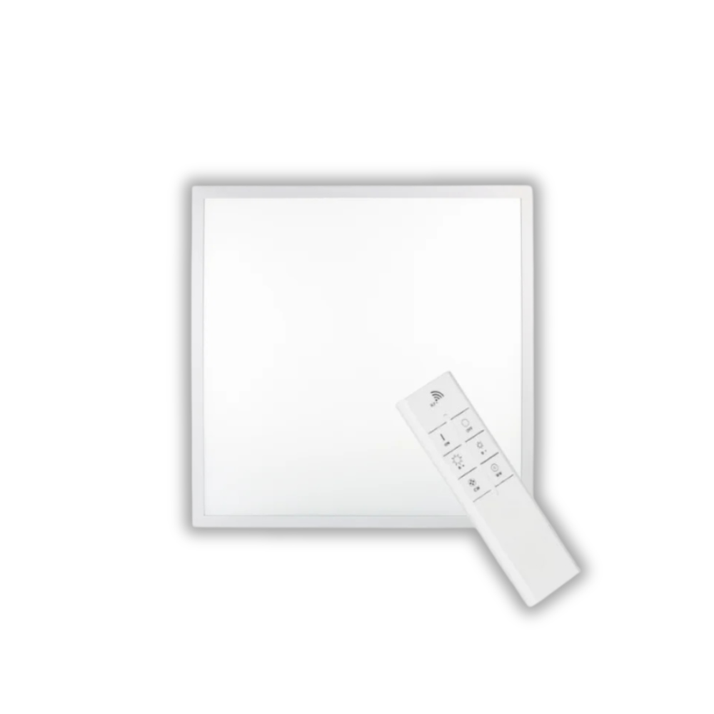 LED CCT Panel mit Fernbedienung, 30x30 cm, 18 W, 1700 lm.