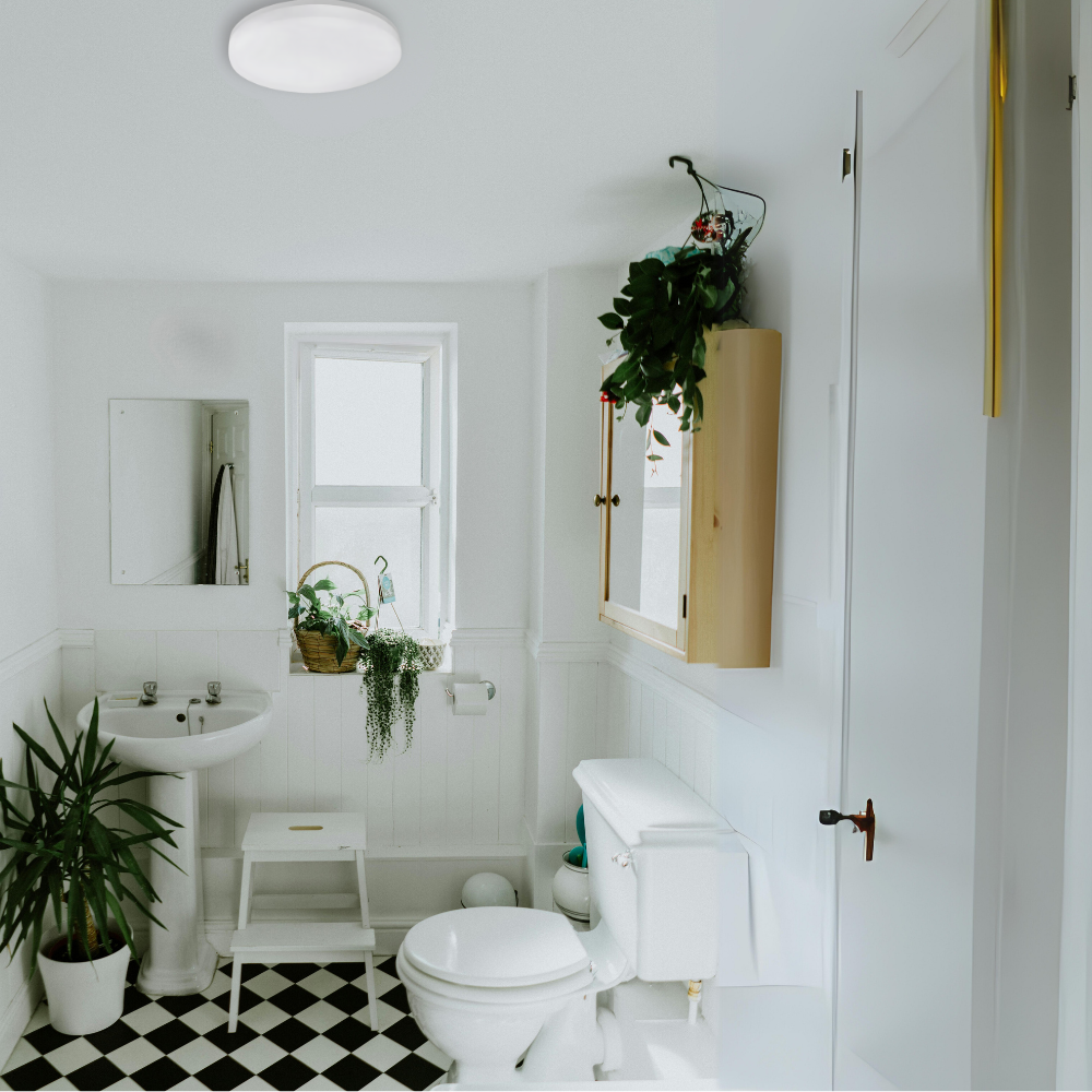 LED Aufbauleuchte, 18W, 1880 lm, 4000K, ø220x50mm, IP54.