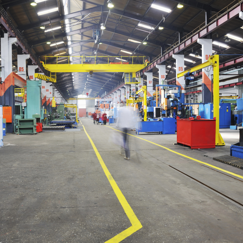 4er Pack LED-Hallenleuchte, linear, 150 W, 15000 lm, 4000 K (neutralweiß), IP65, schwarz.