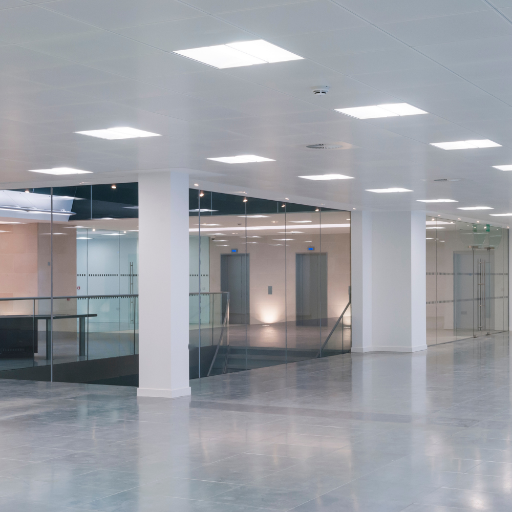 6er Pack LED-Panels, 62x62 cm, inkl 6x Aufbaurahmen, 4000 K, 36 W, 3600 lm, ECO Line.