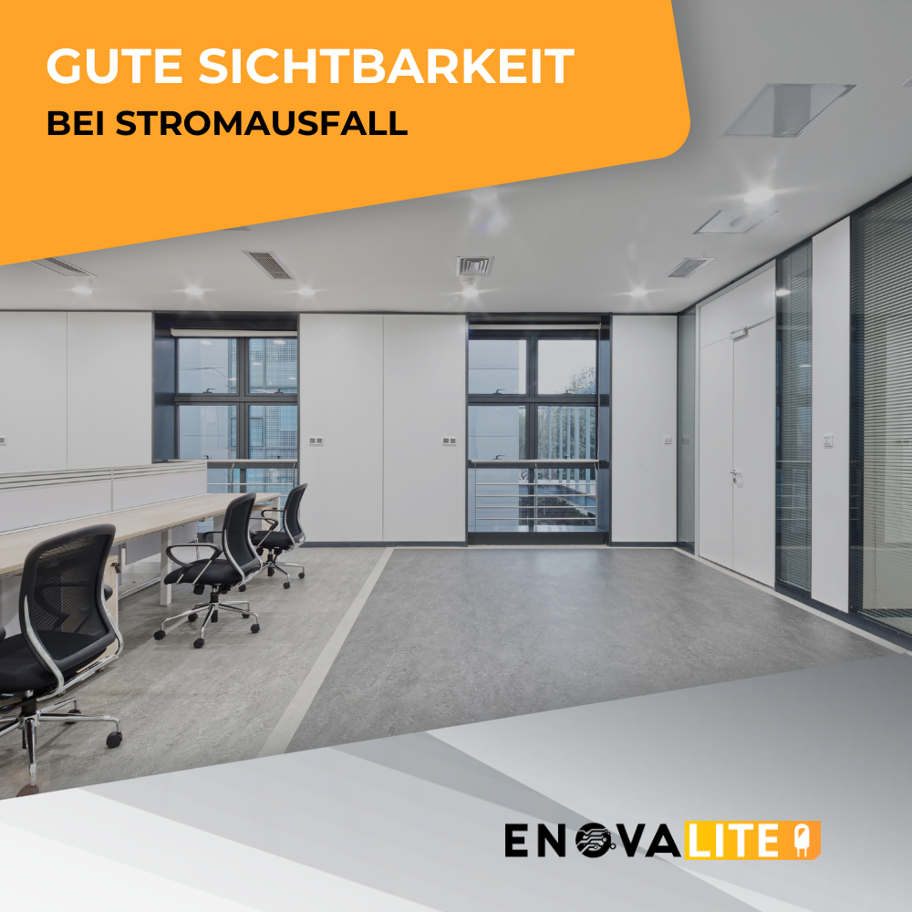 LED-Notstrom Downlight, Fluchtwegleuchte mit Notstromeinheit, Einbauspot, TEST-Funktion.
