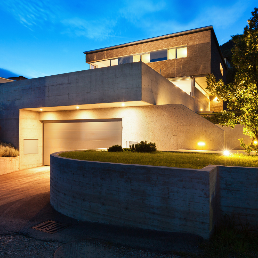 2er Pack LED-Fluter mit Bewegungsmelder, 30 W, 4000 K (neutralweiß), 3000 lm, schwarz, IP65.