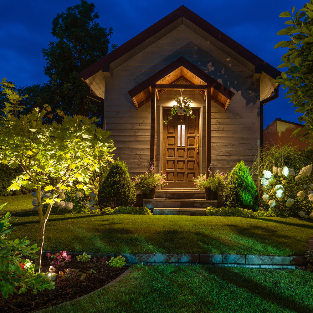 RGB LED-Fluter, 10 W, schwarz, IP65, mit Fernbedienung, RGBW-Farbwechsel.