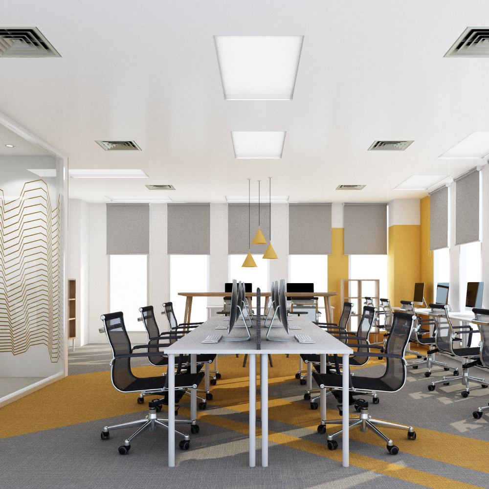LED Backlit Panel UGR<19, 120x30 cm, 40W, 4400lm, 4000K.