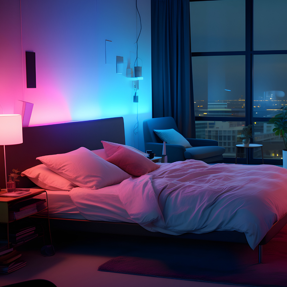 LED RGB+CCT Leuchtmittel, E27, A60, 9W, 906lm, SMART, Tuya App steuerbar.