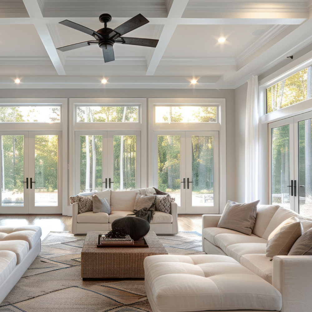 LED CCT Downlight, 24W, 2565 lm, ø240x32mm, 3000-4000-6000K einstellbar, mit Diffusor, rund.