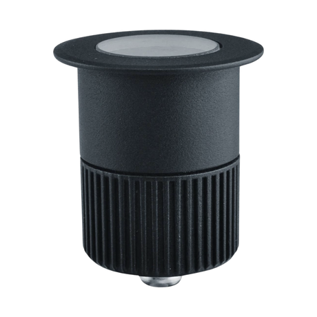 LED Bodeneinbaustrahler, 5 W, 300 lm, 3000 K (warmweiß), schwarz, Aluminiumdruckguss, EPISTAR.