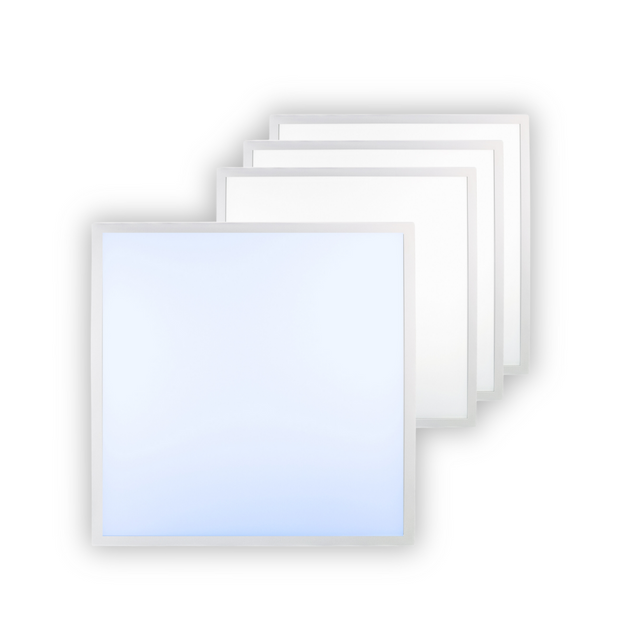 4er Pack LED Panel, 62x62 cm, 36 W, 3600 lm, 6000 K,Philips Driver.
