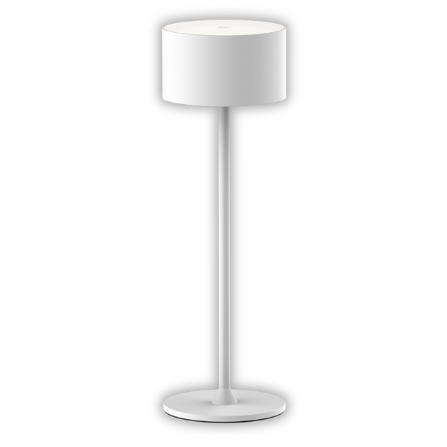 LED-Tischleuchte mit Akku, Up- & Downlight, Dimm- & CCT-Funktion, weiß, wiederaufladbar, Innen und Außenbereich, IP44, USB-C.