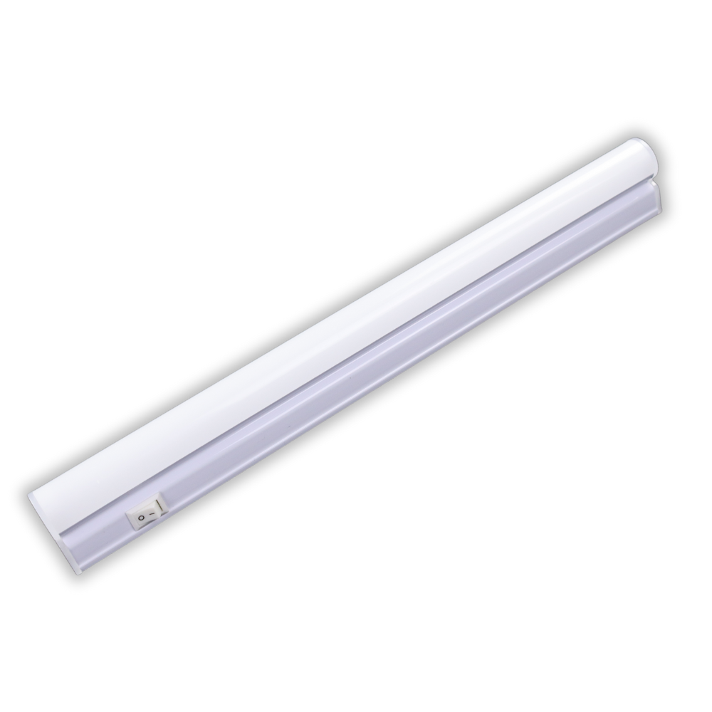 LED-Unterbauleuchte in Weiß, mit Schalter, 30 cm, 4 W, 360 lm, 4500 K (neutralweiß), erweiterbar, Küchen- und Schrankbeleuchtung.
