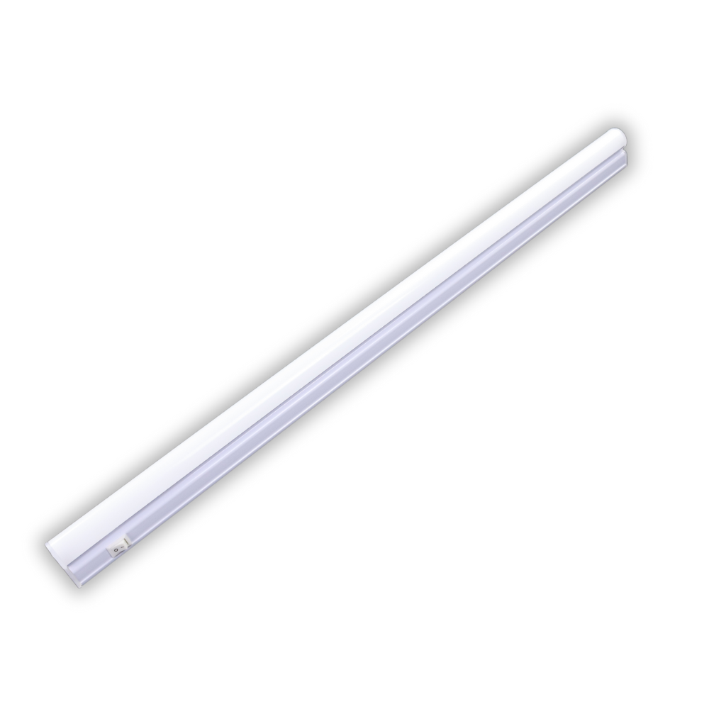 LED-Unterbauleuchte in Weiß, mit Schalter, 57 cm, 8 W, 720 lm, 4500 K (neutralweiß), erweiterbar, Küchen- und Schrankbeleuchtung.