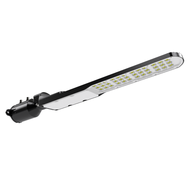 LED Straßenleuchte, SLIM, 100 W, 12000 lm, 5000 K (neutralweiß), IP65, Wand- und Mastmontage.
