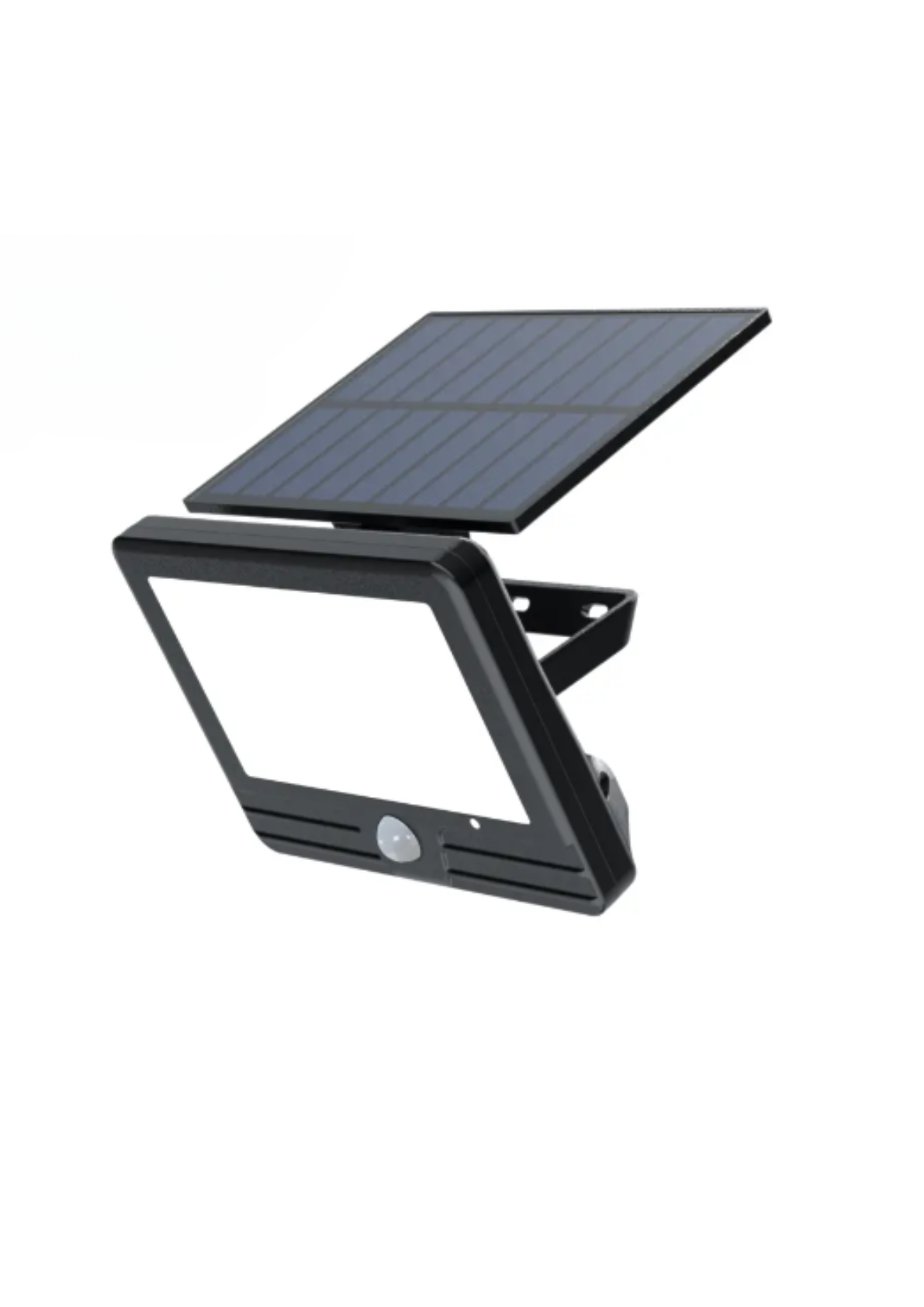 Solar Wandleuchte mit PIR-Sensor, 10 Stunden Leuchtdauer, 4000 K (neutralweiß), IP54-Wasserdicht, Außenleuchte.