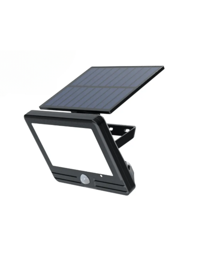 Solar Wandleuchte mit PIR-Sensor, 10 Stunden Leuchtdauer, 4000 K (neutralweiß), IP54-Wasserdicht, Außenleuchte.
